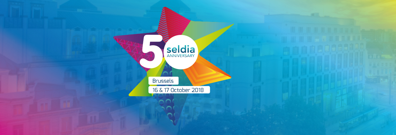 Seldia 50 anniversary logo
