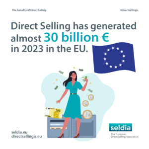 Direct Selling has generated almost 30 billion € in 2023 in the EU.