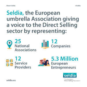 Seldia is the European umbrella Association giving a voice to the Direct Selling sector